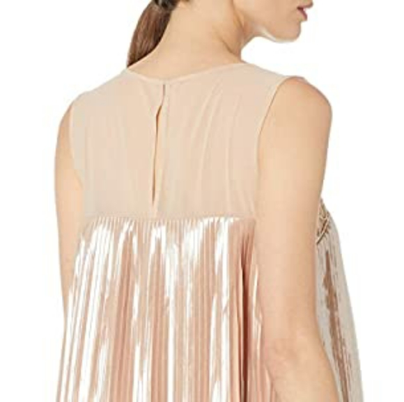 NWT, Jax Black Label Illusion Pleated Trapeze Dress - Picture 13 of 16